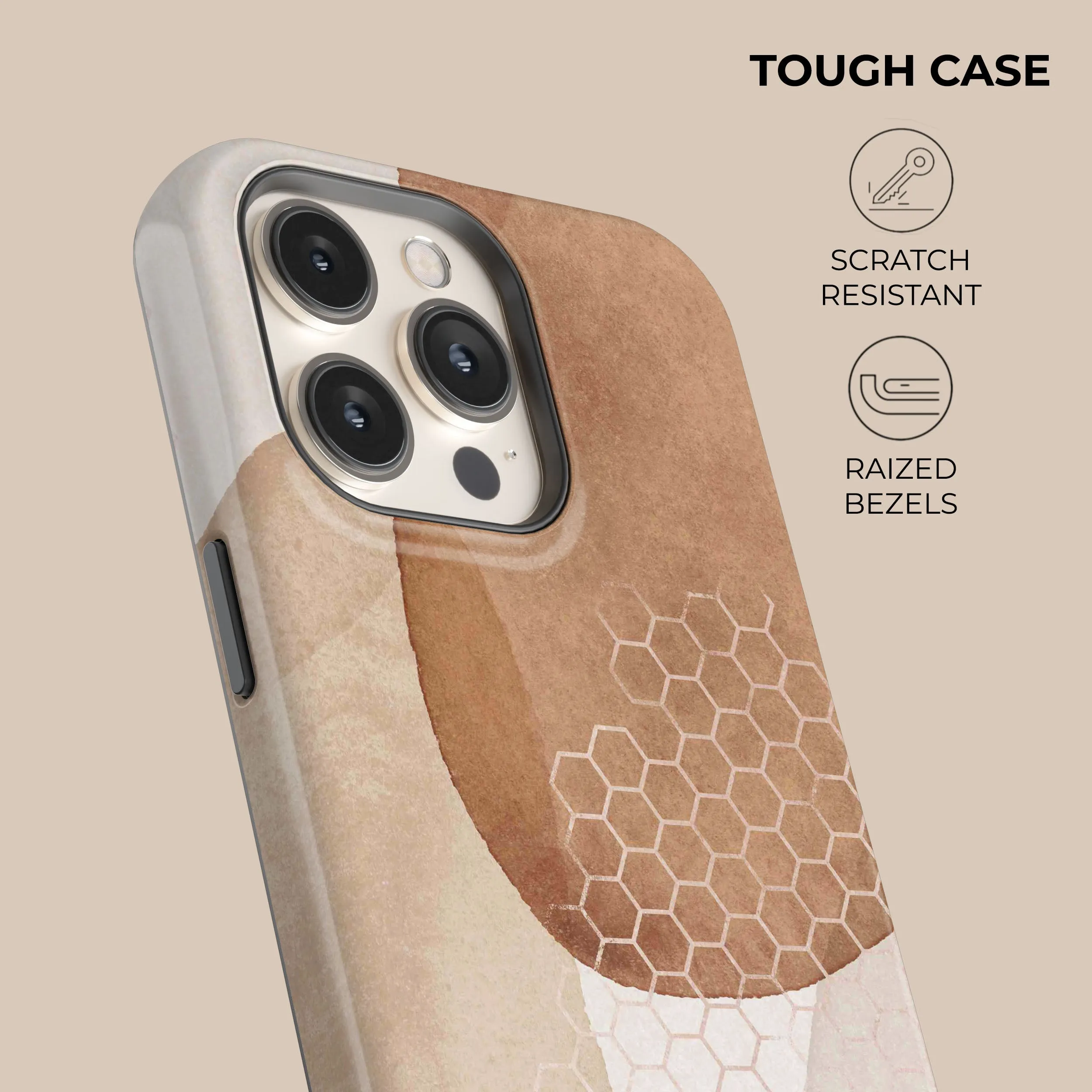 Beige Phone Case