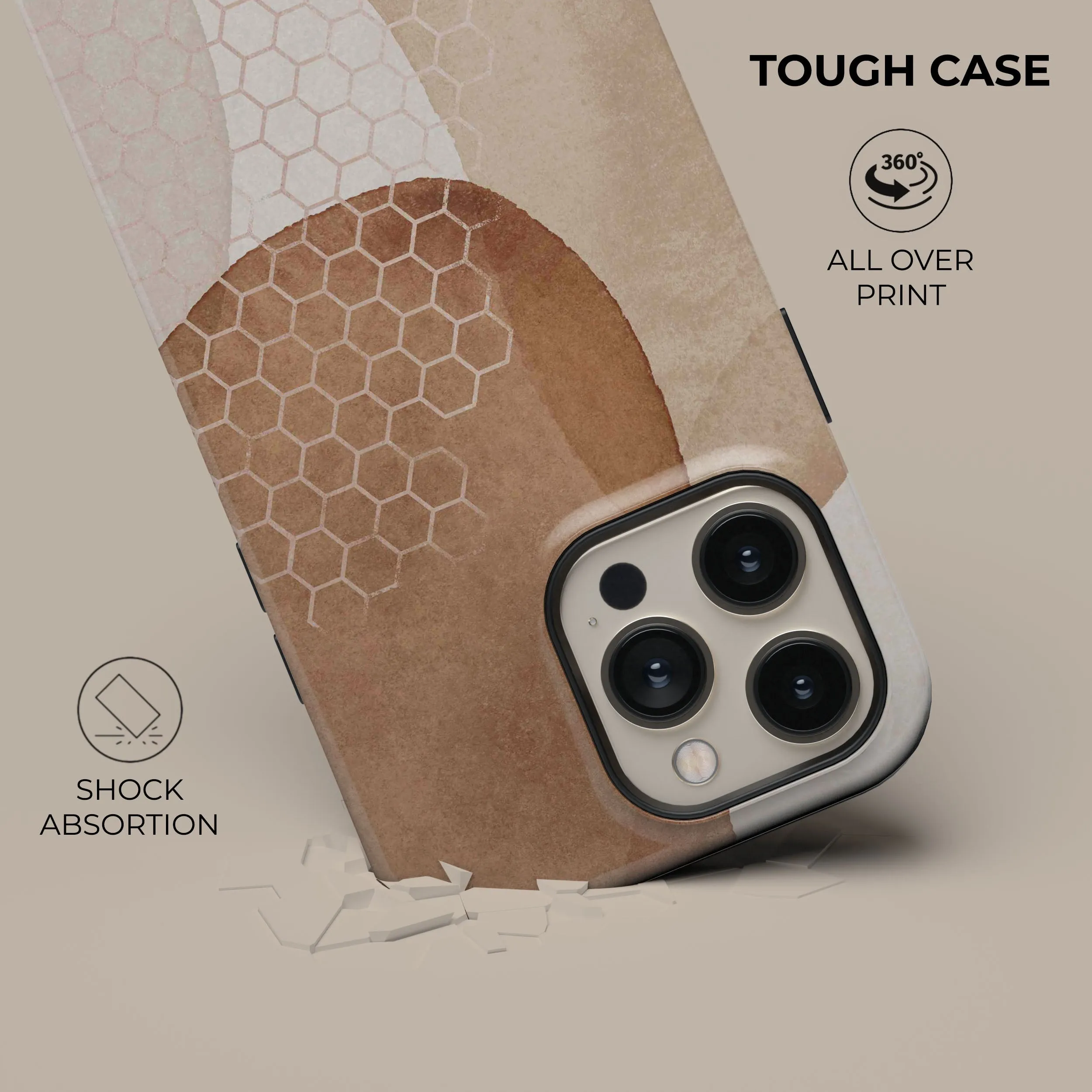 Beige Phone Case
