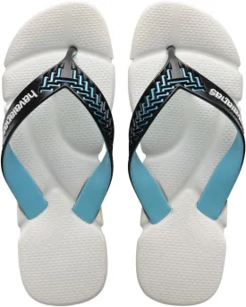 Havaianas for Men - Power 2.0 Flip Flops - White/Black - 9/10