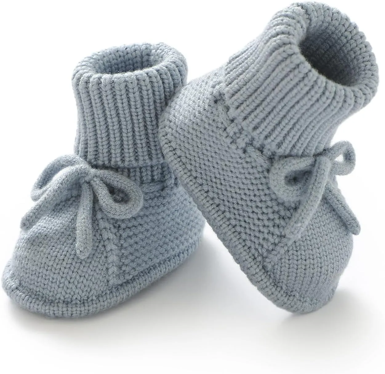 mimixiong Baby Booties Newborn Infant Sock Shoes Hand Knitted Boy and Girl Cozy Shoes