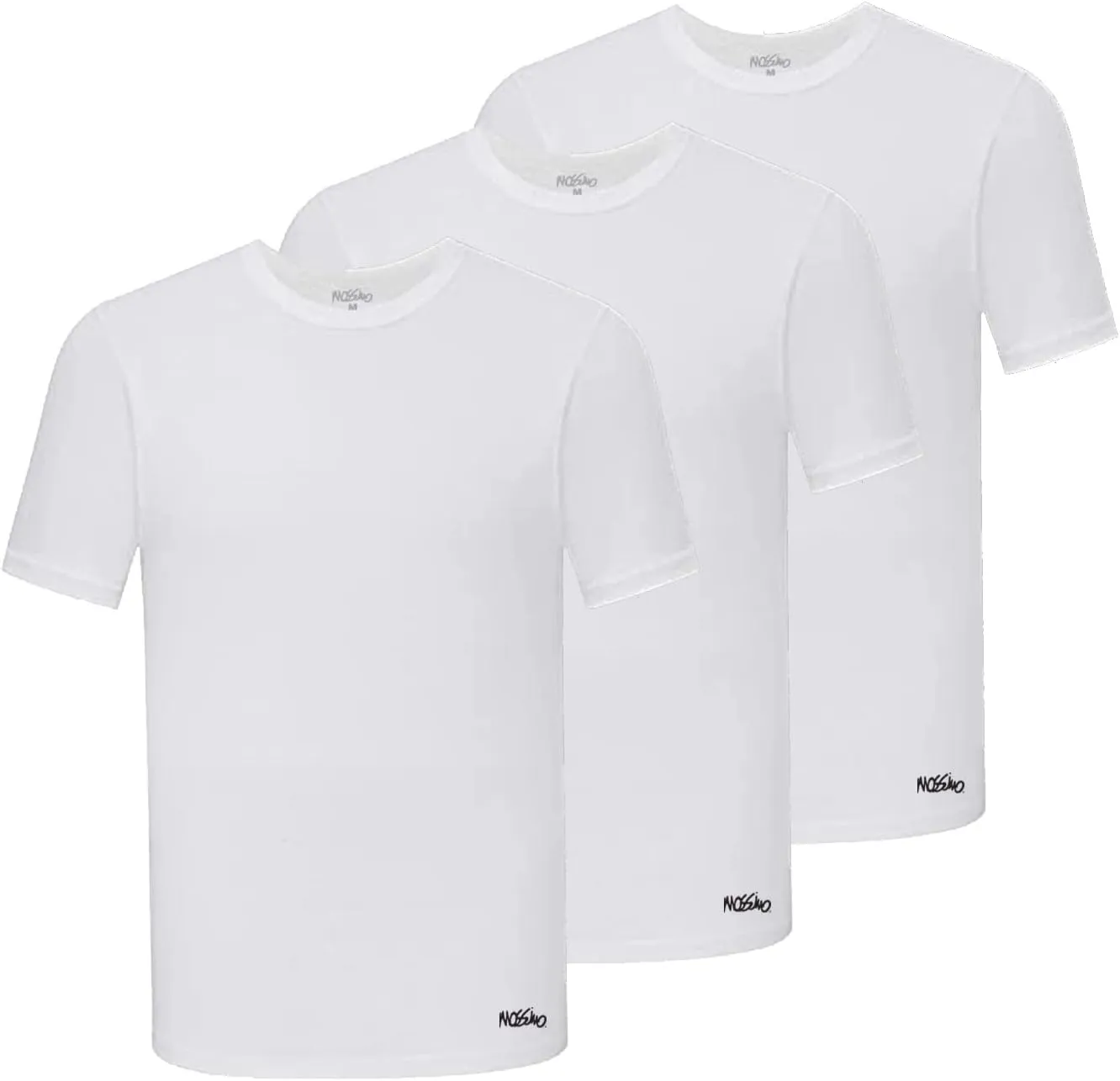Mossimo 3-Pack Mens T-shirts, Mens Casual Tshirts, Plain Crewneck Undershirts for Men