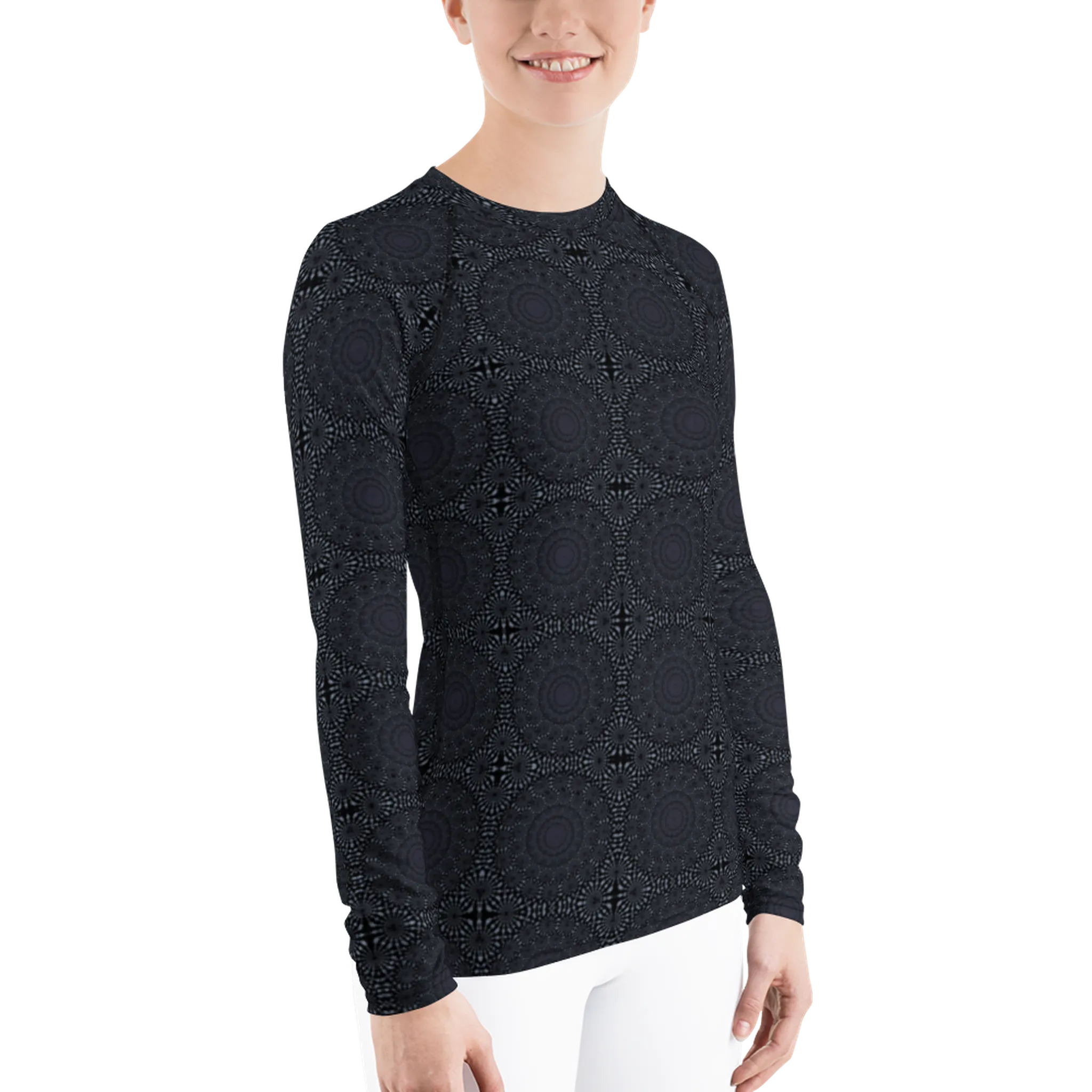 Recursia Desert Dream Women's Rash Guard In Blue