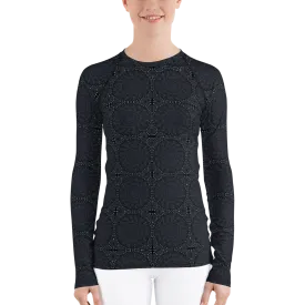 Recursia Desert Dream Women's Rash Guard In Blue