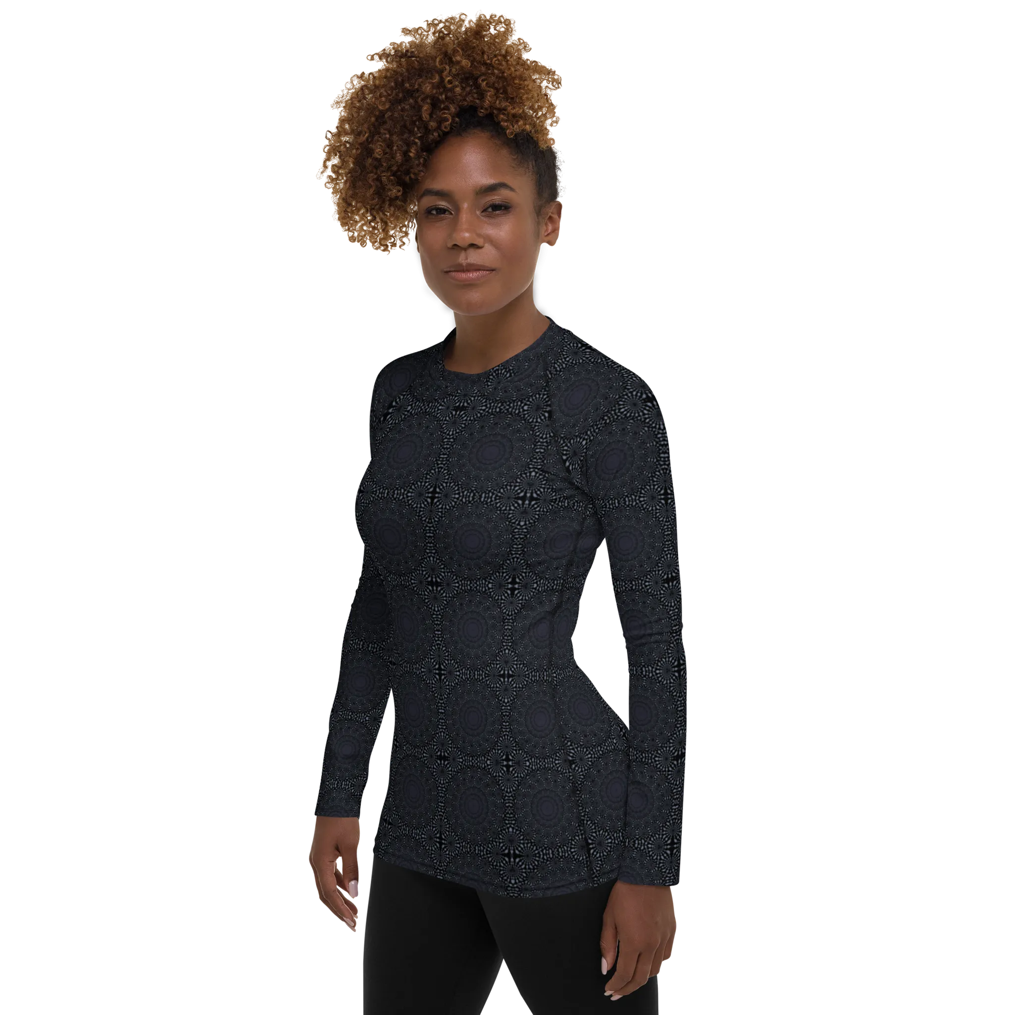Recursia Desert Dream Women's Rash Guard In Blue