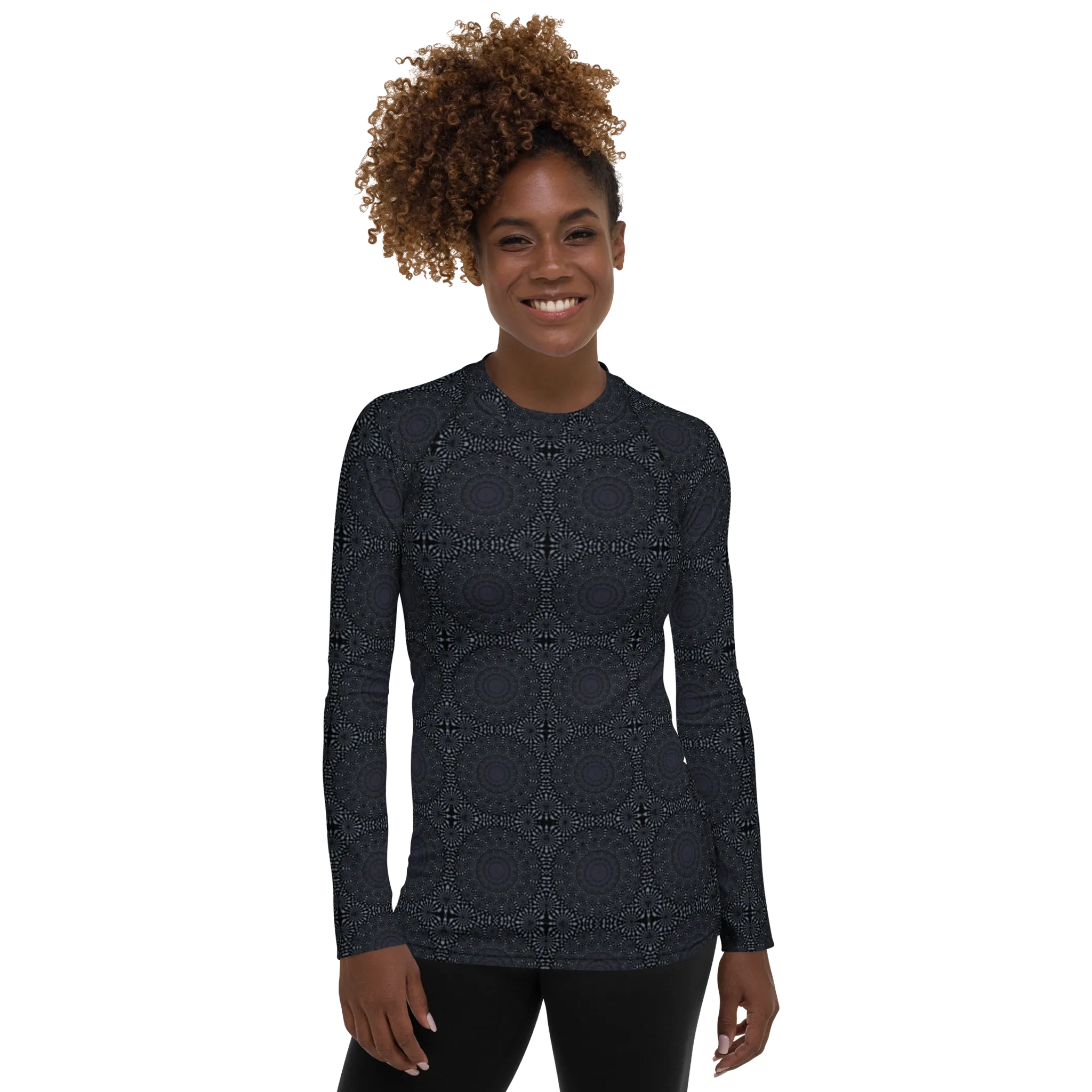 Recursia Desert Dream Women's Rash Guard In Blue