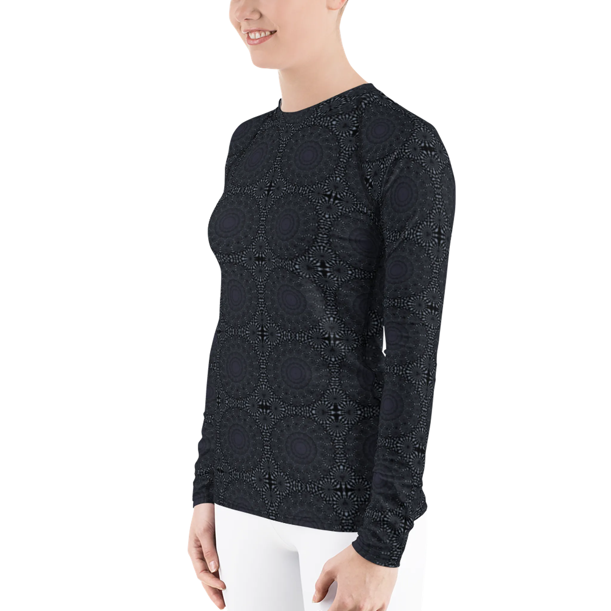 Recursia Desert Dream Women's Rash Guard In Blue