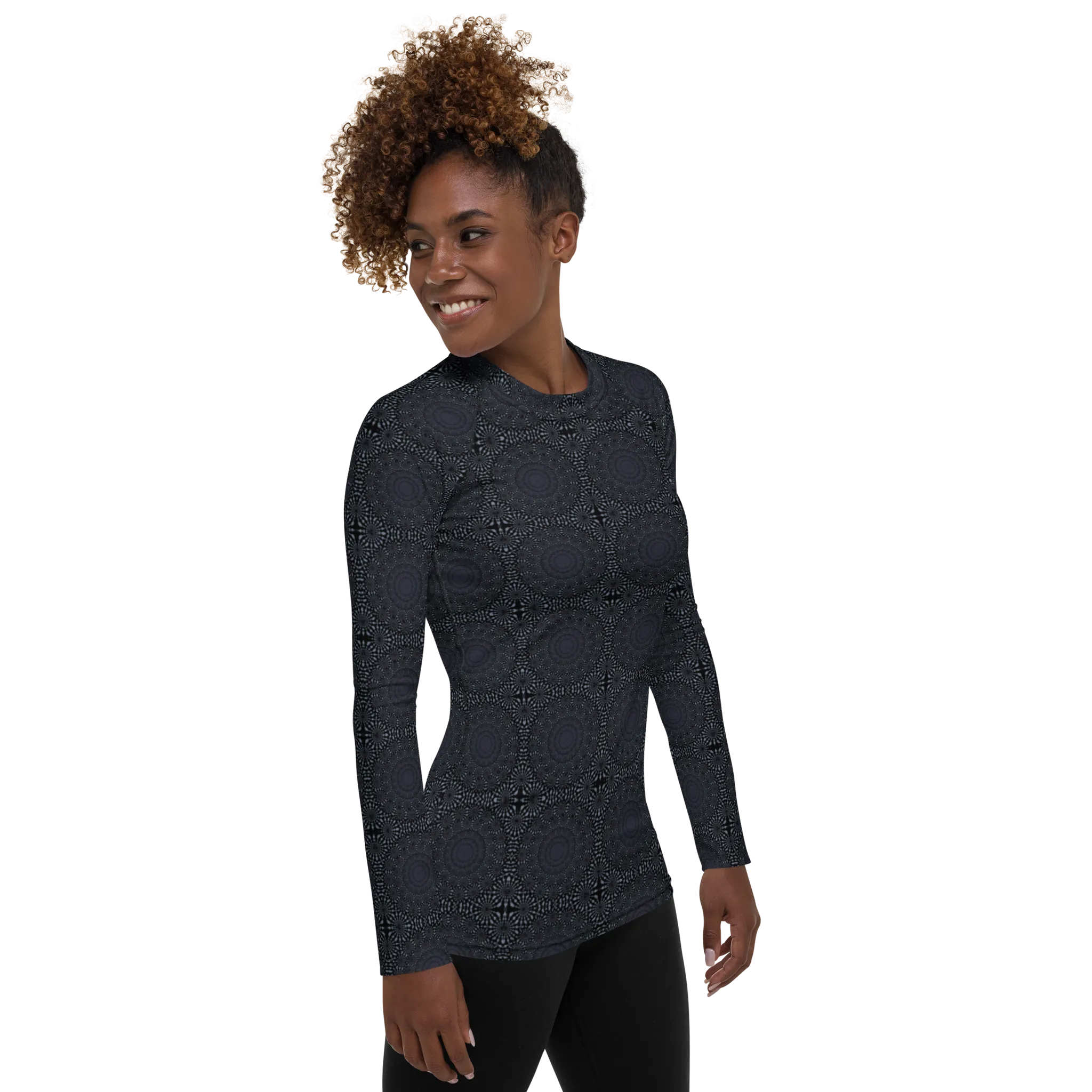 Recursia Desert Dream Women's Rash Guard In Blue