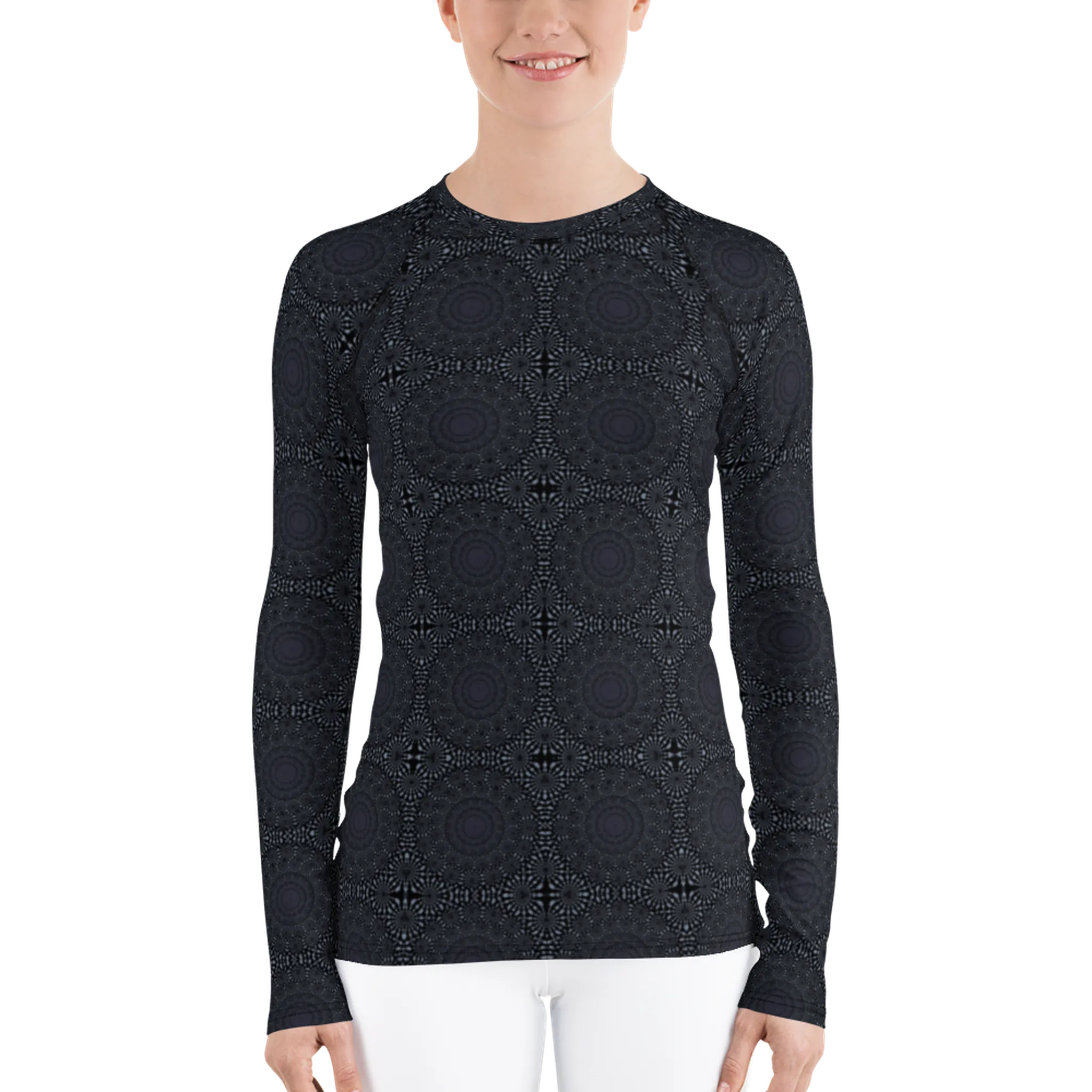 Recursia Desert Dream Women's Rash Guard In Blue